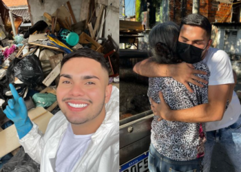 Vídeo: Faxineiro de Manaus cria projeto social e viraliza ao limpar casas de pessoas acumuladoras