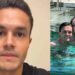 Foto de pastor usando sunga dentro da piscina choca igreja e ele é afastado das funções