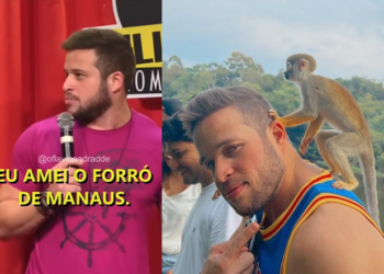 ‘Eu amei o forró de Manaus’, declara humorista recifense em vídeo que viralizou nas redes sociais