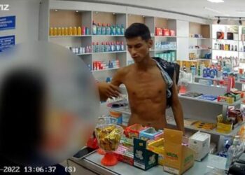 Drogaria em Manaus é assaltada por ladrão que ainda diz ‘obrigado’ após a limpa