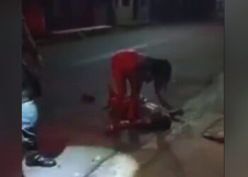 Vídeo: Mulher é presa depois de ticar o marido todinho e ele morrer em Manacapuru