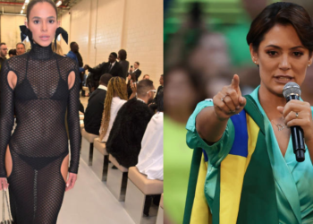 Bruna Marquezine é chamada de ‘feia e vulgar’ por Michelle Bolsonaro e web reage
