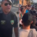 Vídeo: ‘Amarelinhos’ paralisam avenida Autaz Mirim e confusão com a PM é registrada