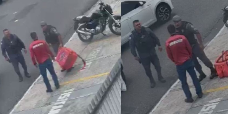 Policiais que agrediram e rasgaram CNH de entregador tentaram suborná-lo: ‘R$ 300 então?’; ouça
