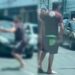 Vídeo: Homens param os carros no meio do trânsito e vão pra porrada no Centro de Manaus
