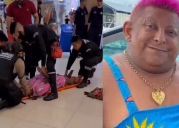 Vídeo: Patixa Teló passa mal, desmaia e é socorrida em shopping de Manaus