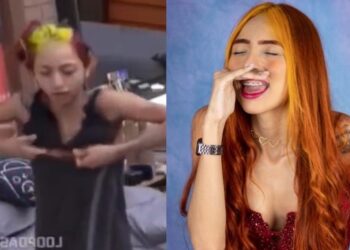 A Fazenda: veja Ruivinha de Marte deixando a toalha cair e mostrando o que não deve