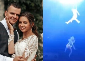 Trapezista despenca de altura de 5 metros ao escorregar durante apresentação; assista