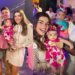 Vivian Amorim leva a filha Malu para aniversário de Liz, filha de Lore Improta e Leo Santana