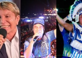 Zezinho Correa, Arlindo Jr. e Klinger Araújo serão homenageados no Boi Manaus 2023