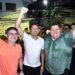 Presidente estadual do Avante, prefeito David Almeida comemora eleição de quatro candidatos para a Aleam