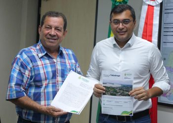 Prefeito de Tabatinga espalha fake news sobre governo estadual para favorecer Eduardo Braga, seu aliado