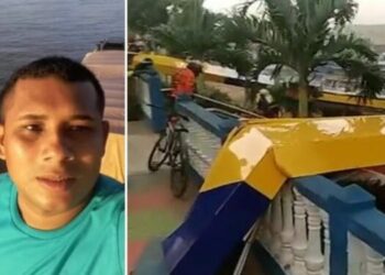Morre mototaxista que foi esmagado por estrutura de metal no interior do Amazonas