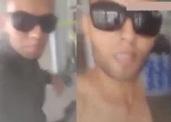 Cliente se irrita com porta giratória de banco e fica peladão no Banco do Brasil