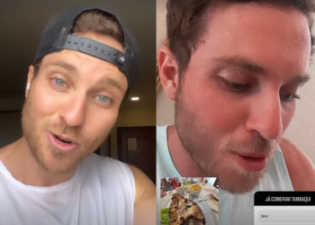 Vídeo: Em Manaus, ex-BBB Lucas Bissoli é mais um famoso que se rende ao tambaqui: ‘Que delícia’