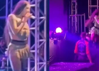 Pabllo Vittar cai de boca no chão durante show em Manaus; veja vídeo