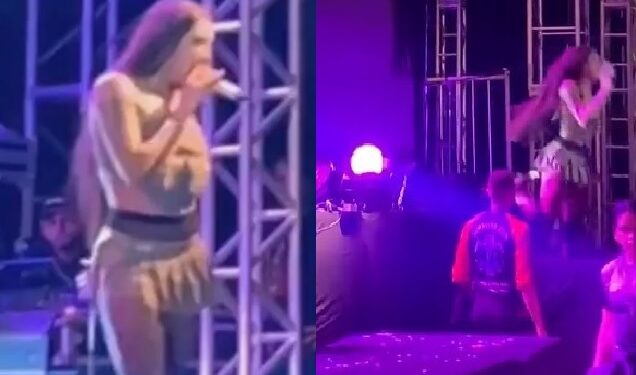 Pabllo Vittar cai de boca no chão durante show em Manaus; veja vídeo