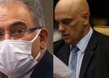 Tensão: Moraes proíbe pronunciamento de Queiroga sobre vacinação