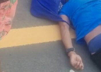 Homem é atropelado, arremessado a metros e morre na rodovia Manoel Urbano