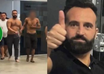 Doeu no bolso: Homem que apertou a bunda de amiga de Joana Darc paga fiança de R$ 12 mil