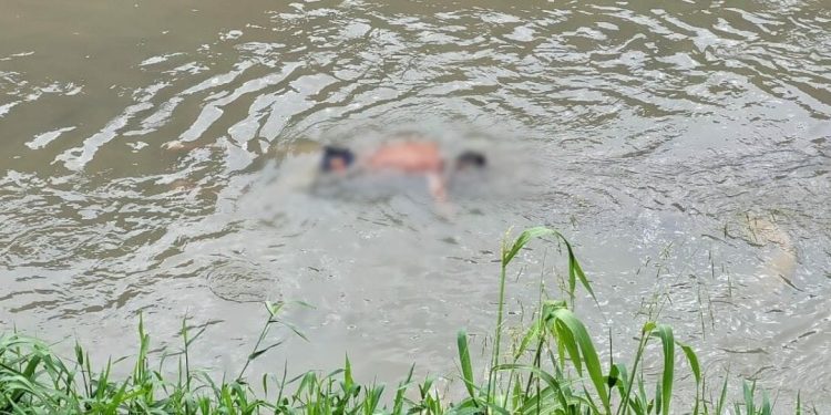 Vídeo: Apenas com bermuda, corpo é encontrado com quase 20 facadas em igarapé de Manaus