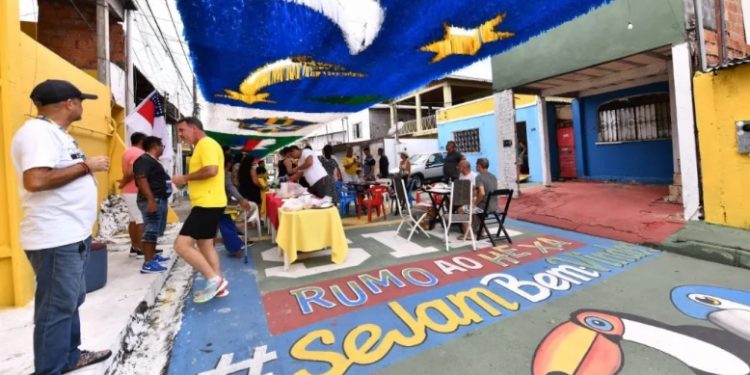 Rua da Copa em Manaus é destaque em página com 4,4 milhões de seguidores no Instagram