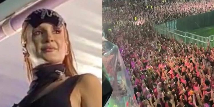 Vídeo: Claudia Leitte trava ao ser vaiada e público gritar por Lula durante show