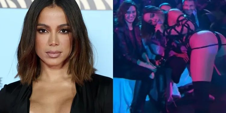 Vídeo: Anitta rebola em evento de conservadores na Espanha e leva prêmio de Melhor Artista