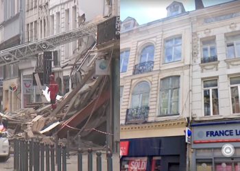 Jovem de 22 anos consegue salvar vizinhos de desmoronamento ao notar prédio ‘torto’