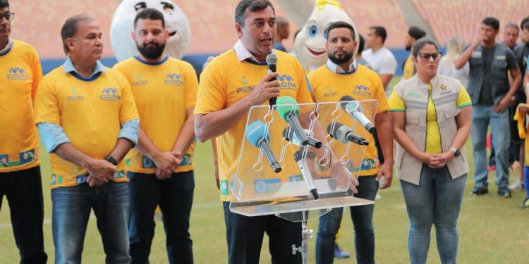 Wilson Lima lança ‘Copa na Arena’ e anuncia estratégia para estimular a vacinação contra a Covid-19