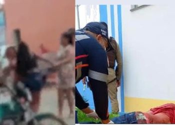 Homem é ticado no meio da rua pela filha após ser flagrado abusando da neta de 3 anos; veja o vídeo