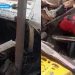 Vídeo: caminhão despenca de barranco e motorista quebra a perna em Manaus
