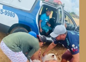 Em Maués, jovem pula no rio e acaba caindo de barriga em pedaço de madeira
