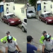 Câmera de segurança flagra tentativa de assalto por dupla em moto em Manaus; veja