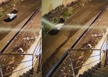 Vídeo: Suspeito de matar a própria mãe em Manaus aparece levando corpo em carrinho