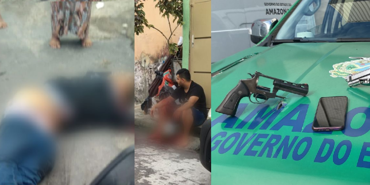 Vídeo: Em troca de tiros com a PM no Coroado, um homem é morto e outro baleado