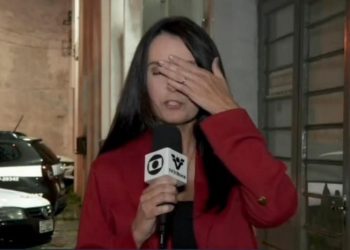 ‘Não tô me sentindo bem’, diz repórter da TV Globo antes de desmaiar ao vivo; vídeo