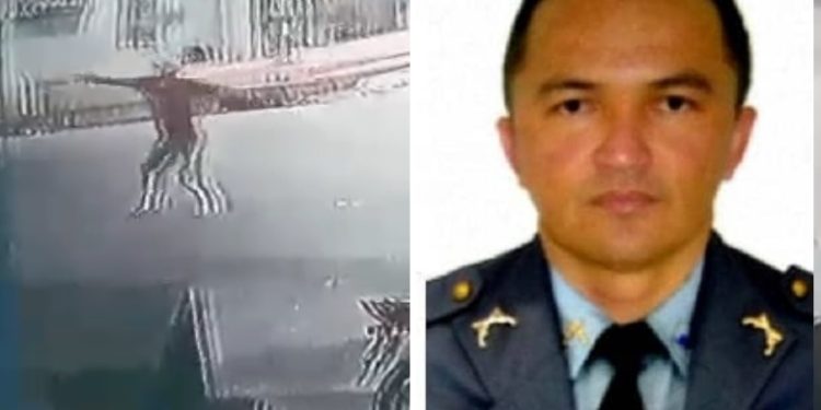 Vídeo revela momento em que sargento da PM é morto por bandido em Manaus