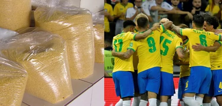 Agora o hexa vem! Seleção brasileira leva 30kg de farinha para consumir no Catar