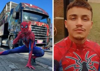 “Homem-Aranha” das ruas é morto a tiros em praça pública