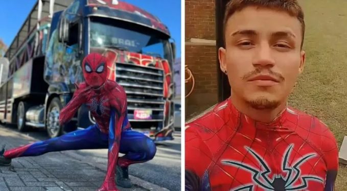 “Homem-Aranha” das ruas é morto a tiros em praça pública