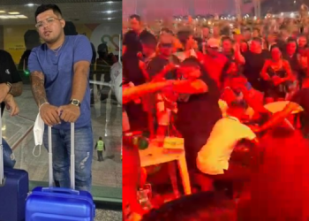 Blogueiros de Manaus se envolvem em pancadaria durante show de Mari Fernandes e Zé Vaqueiro