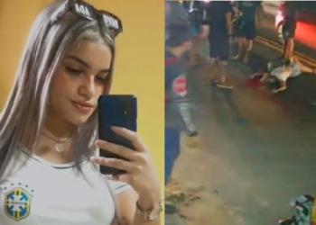 Vídeo: Jovem de 18 anos tem a cabeça esmagada ao se desequilibrar em moto no Alvorada