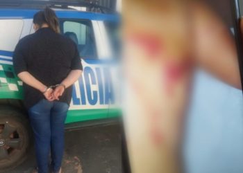 Mulher é presa após espancar a filha de 8 anos com galho de árvore