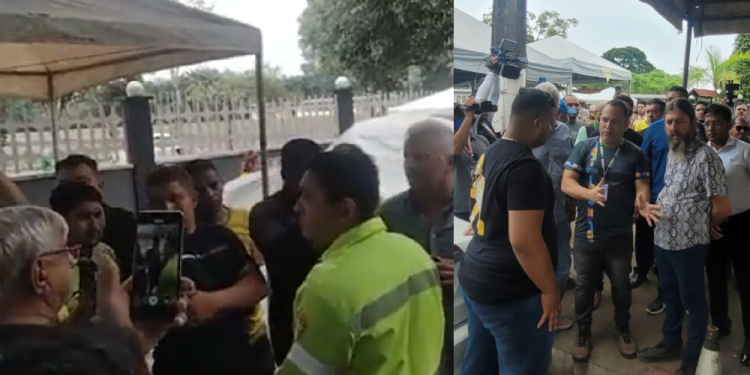 Órgãos iniciam fiscalização em frente ao CMA para interromper irregularidades de manifestação