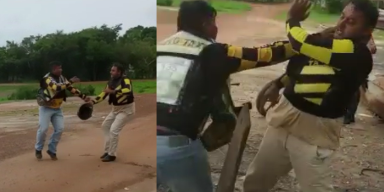 Por causa de suposto chifre, mototaxistas dão ‘capacetadas’ e ‘madeiradas’ no AM; vídeos