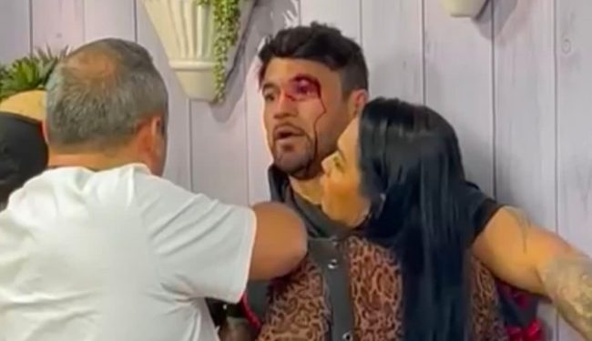 Vídeos: gravação com Hadson, Vini e Lucas tem briga e sangue na Record
