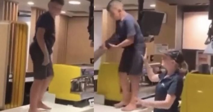 Menino é expulso de McDonald’s após agredir funcionária; veja o vídeo
