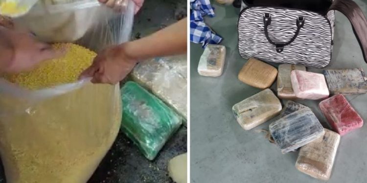 No flagra! Drogas tipo skunk são apreendidas em sacos de farinha do Porto de Manaus