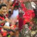 Ex-jogador do Flamengo sofre acidente de carro e veículo fica totalmente destruído
